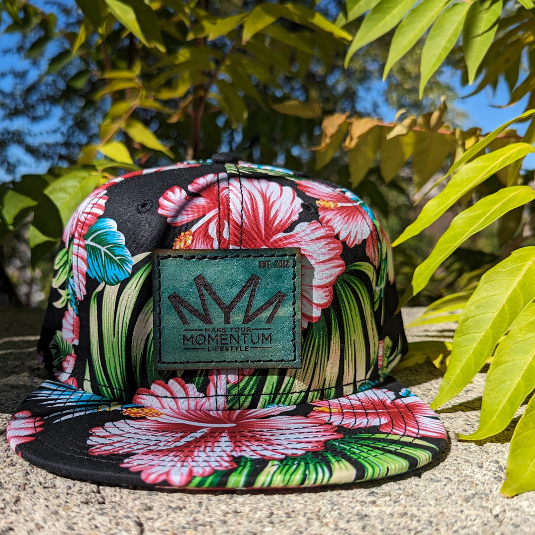 Hats | Hawaiian + Leather (Snapback)