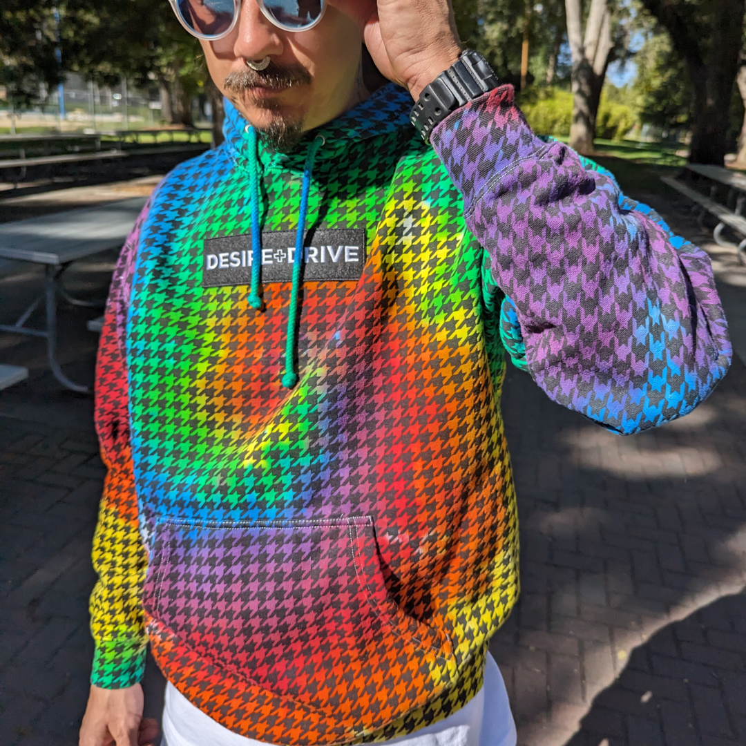 Hoodies | Tie-Dyed Houndstooth (Various Colorways)