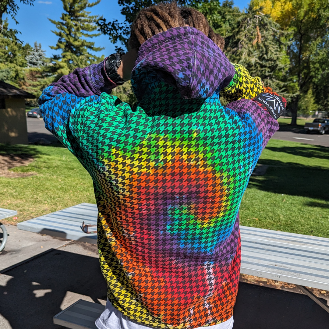 Hoodies | Tie-Dyed Houndstooth (Various Colorways)