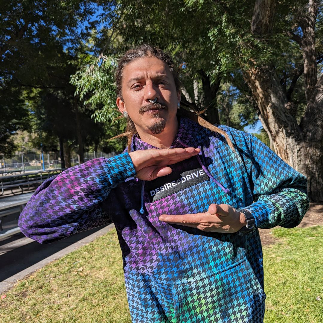 Hoodies | Tie-Dyed Houndstooth (Various Colorways)