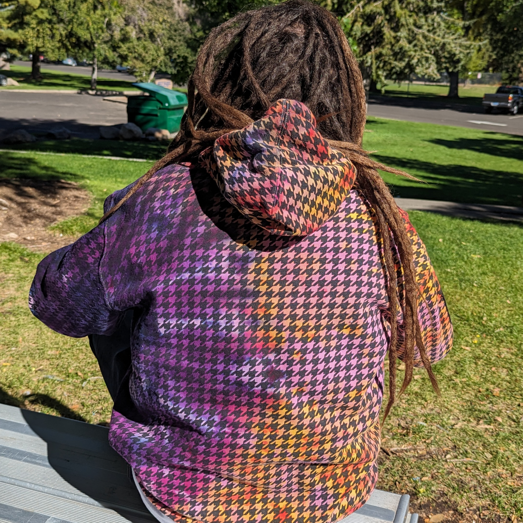 Hoodies | Tie-Dyed Houndstooth (Various Colorways)