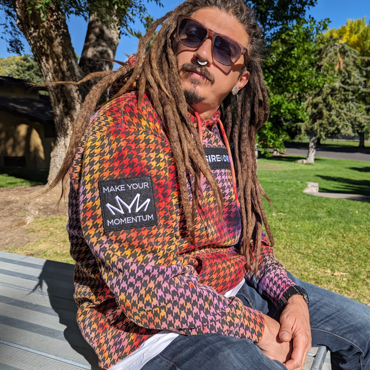 Hoodies | Tie-Dyed Houndstooth (Various Colorways)