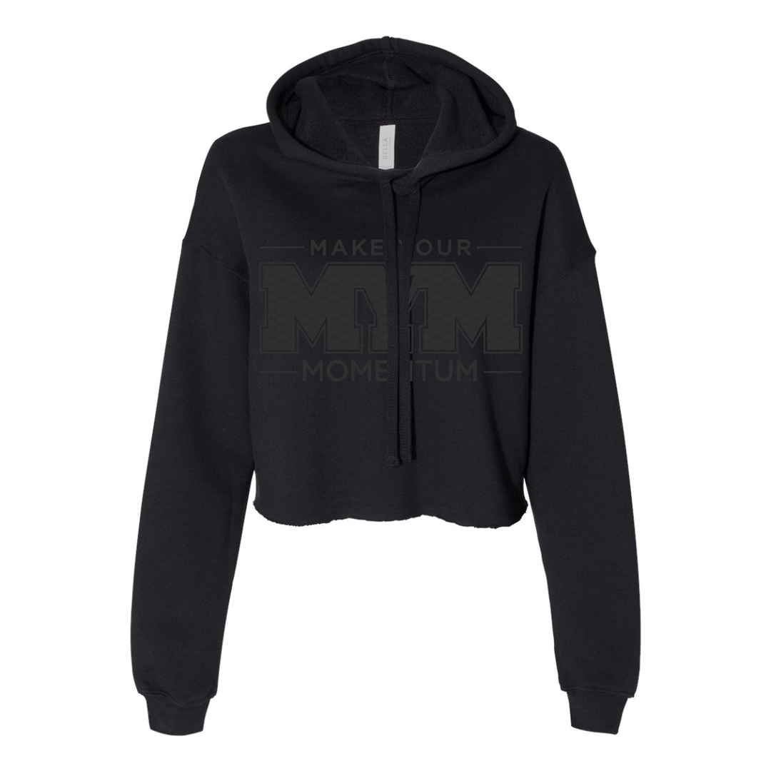 Crops | Black on Black Hoodie